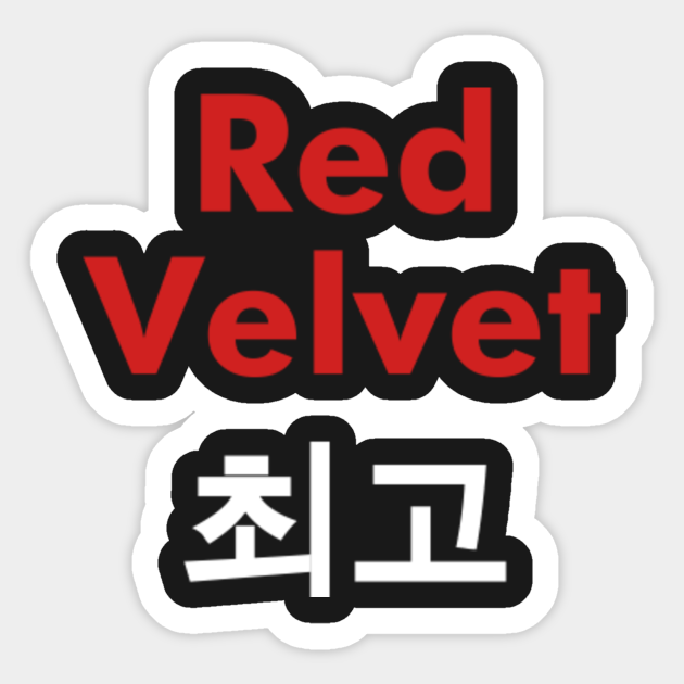 Red Velvet KPop Fan - Kpop - Sticker | TeePublic